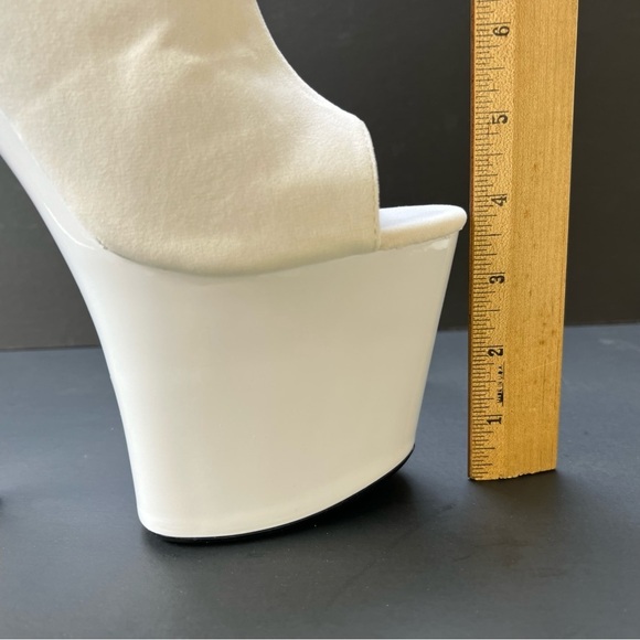 Ellie 7" Unicorn Heel Platform Shoes Stripper Pole Dance Stilettos 777 Prince - Picture 7 of 16